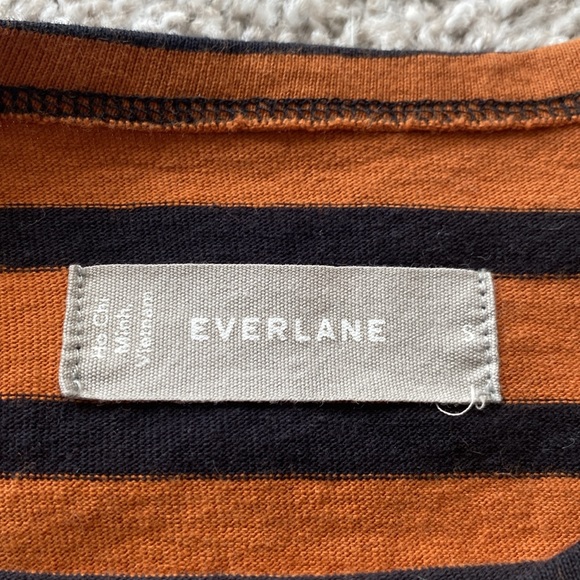 Everlane Modern Breton Tee in Toasted Almond/Black - Picture 3 of 3